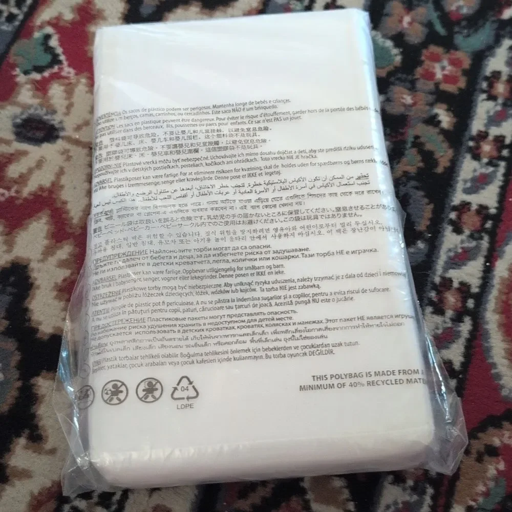 NWT Ralph Lauren Two King Pillow Case White Polo Navy Organic Cotton Palmer